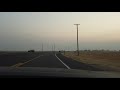 Dashboard Video - Westbound at Sunset - Clovis, CA