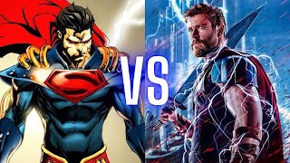 SUPERBOY PRIME From Earth Prime Vs. THOR From Earth-199999 | BATTLE THROUGH THE MULTIVERSE