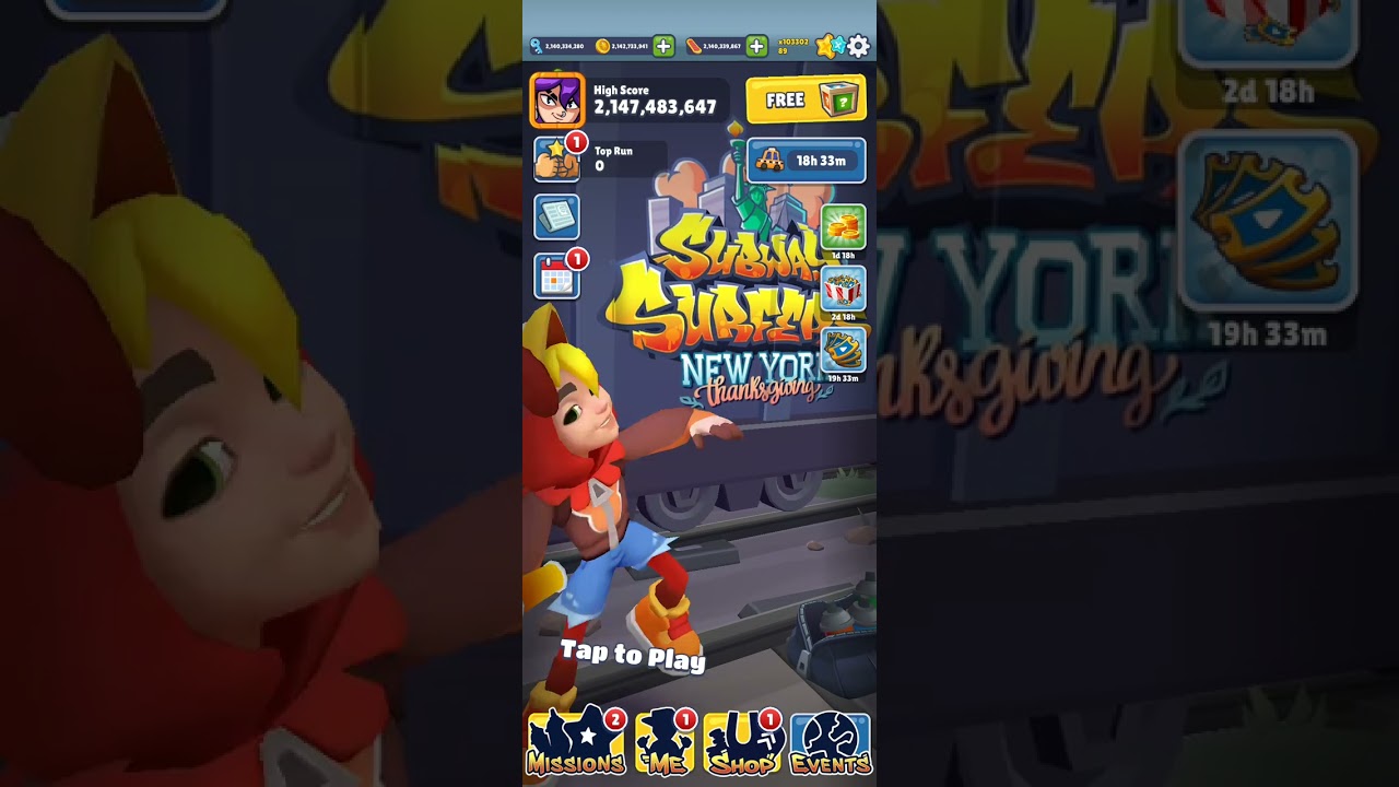 All characters and boards in Subway surfers new york Thanksgiving 2025 link in description 