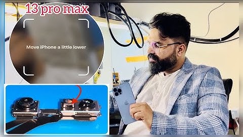 iphone 13 pro max face id move iphone a little lower 💯💯