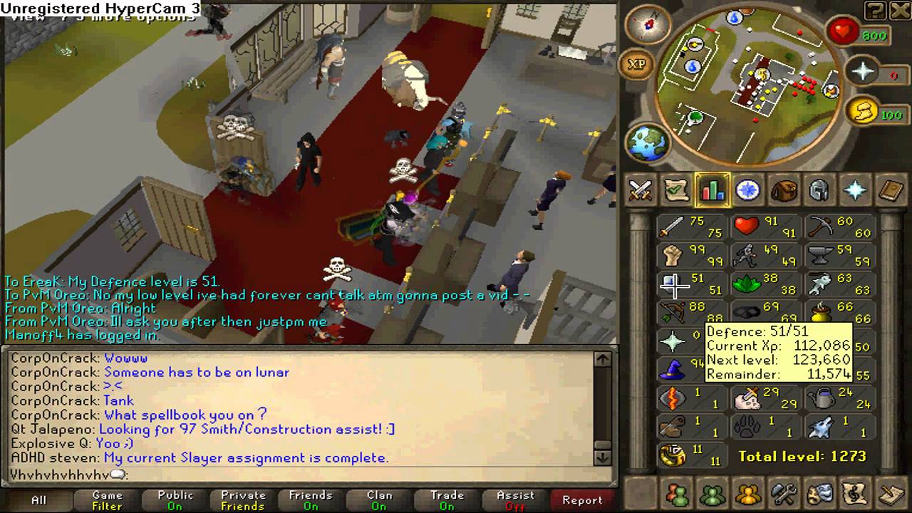 Runescape commentary update/ Hacked.