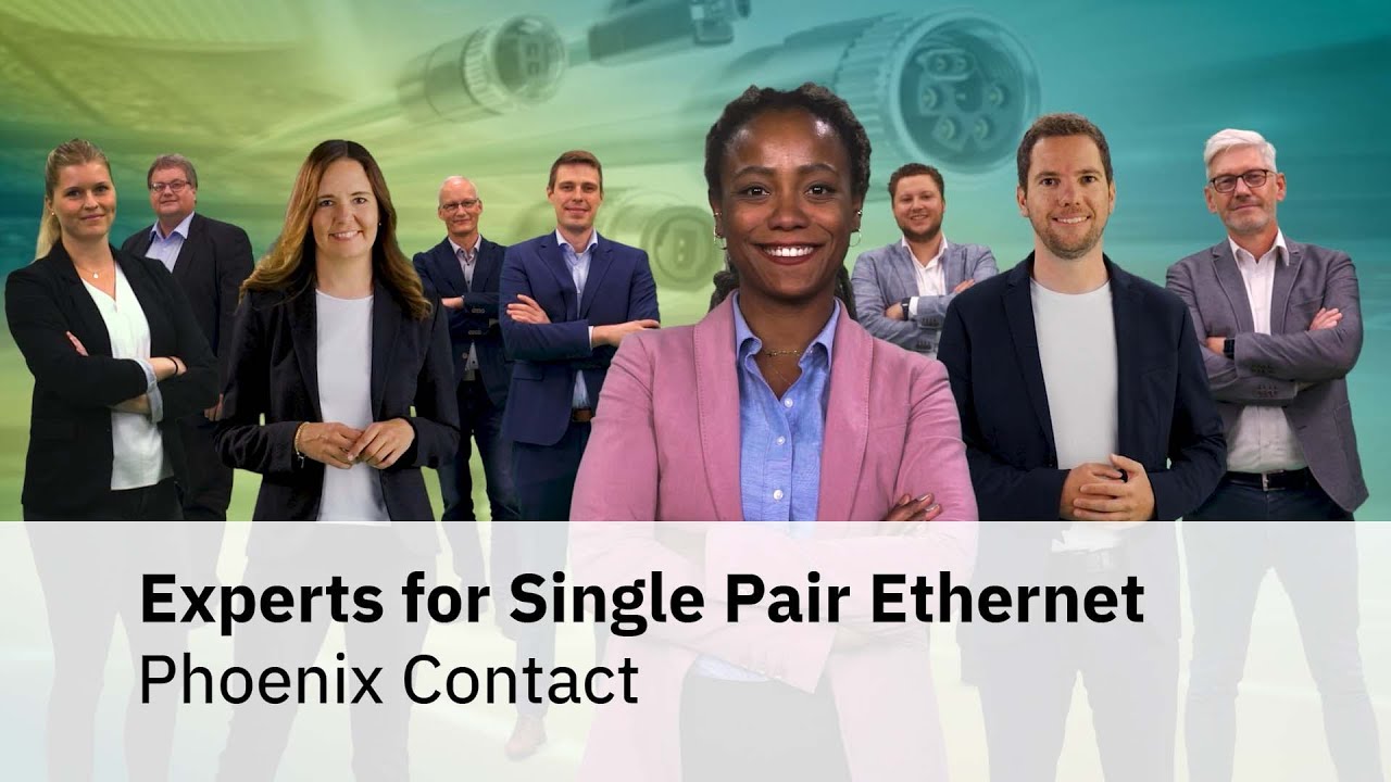 The consulting team for Single Pair Ethernet from Phoenix Contact 