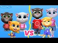 My Talking Tom Friends vs My Talking Tom Friends 2 