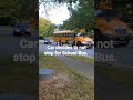 Car decides to not stop for School Bus. what is the Law? #columbuspolice #ohio #news #schoolbus #?