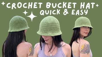 Crochet Bucket Hat / Quick & Easy Crochet Bucket Hat Tutorial