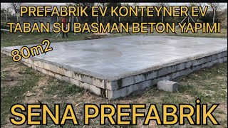 KONTEYNER SU BASMANI  /  PREFABRİK EV SU BASMANI / BETON SU BASMANI Resimi