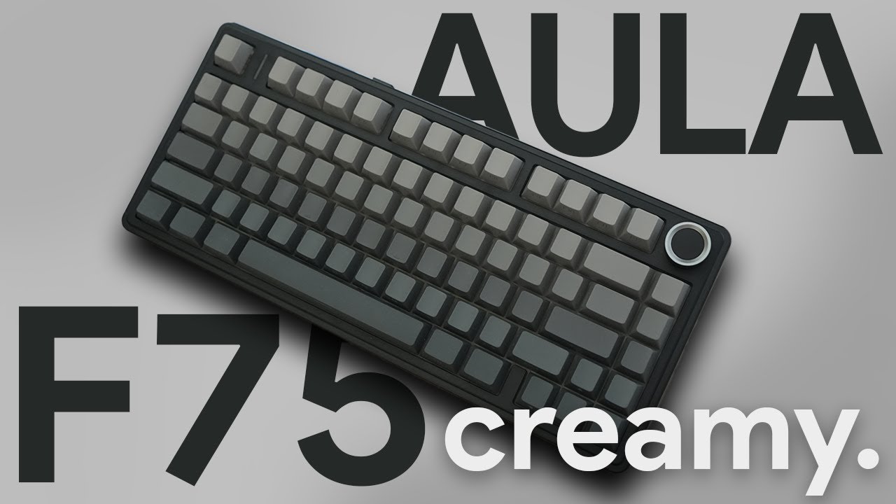 BEST Creamy Keyboard EVER! – AULA F75 Review!