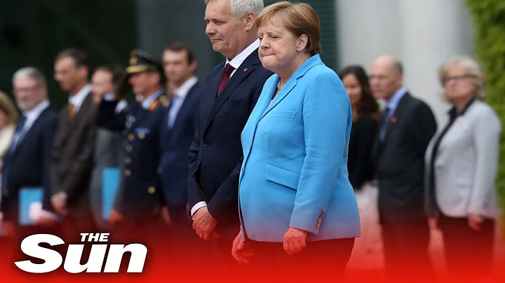 Angela Merkel shaking for third time in as many we...
