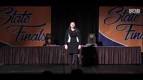 IHSA 2018 State Champion Humorous Interpretation