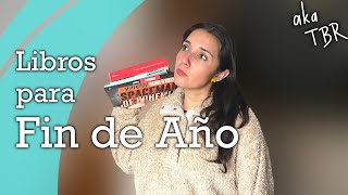 Los quiero leer antes de fin de año / la TBR