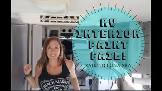 1999 Rialta QD RV Interior Paint Fail | Sailing Luna Sea RV Edition | S3 E2 | Full Time Travel Blog by Sailing LunaSea 3,269 views 4 years ago 11 minutes, 15 seconds