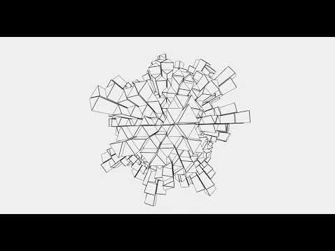 Sphere is stop and transform. Draw by openFrameworks