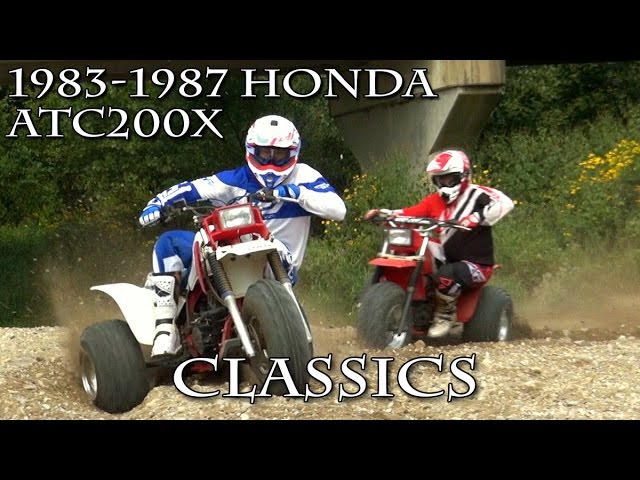19 1987 Honda Atc0x Classics Test Youtube