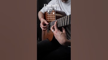 Thumbnail of Love Yourself chords with only 2 fingers #guitar #shorts #cover