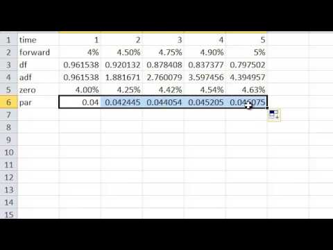 yield curve calculation