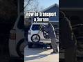 Easiest Method to Move a Surron #surron #ebike #hitchcarrier