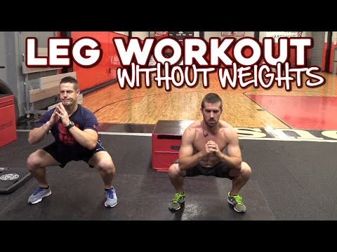 Leg Workout without Weights | 6 Exercises for Strong Legs