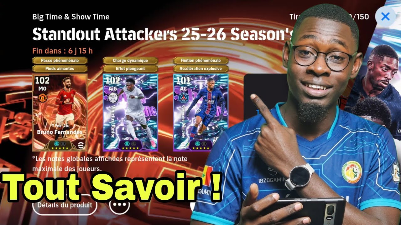 Tout savoir sur le pack de Bruno Fernandes Vinícius Dembélé || Efootball mobile 