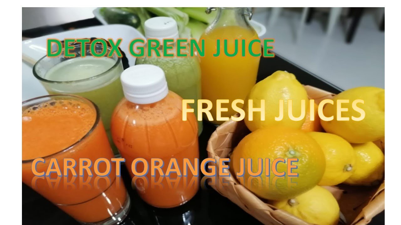 Fresh Juices for Detox and Fights Fatigue YouTube