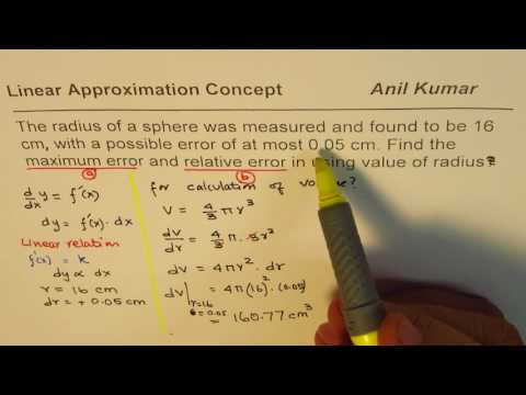 Linear Approximation and