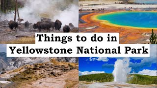 Things to do in Yellowstone National Park | Travel Guide | 4k by Travel World More 161 views 8 months ago 9 minutes, 30 seconds