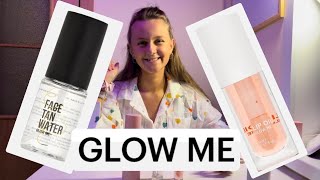 GLOW ME автозагар для тела и лица👙 Масло блеск для губ💄