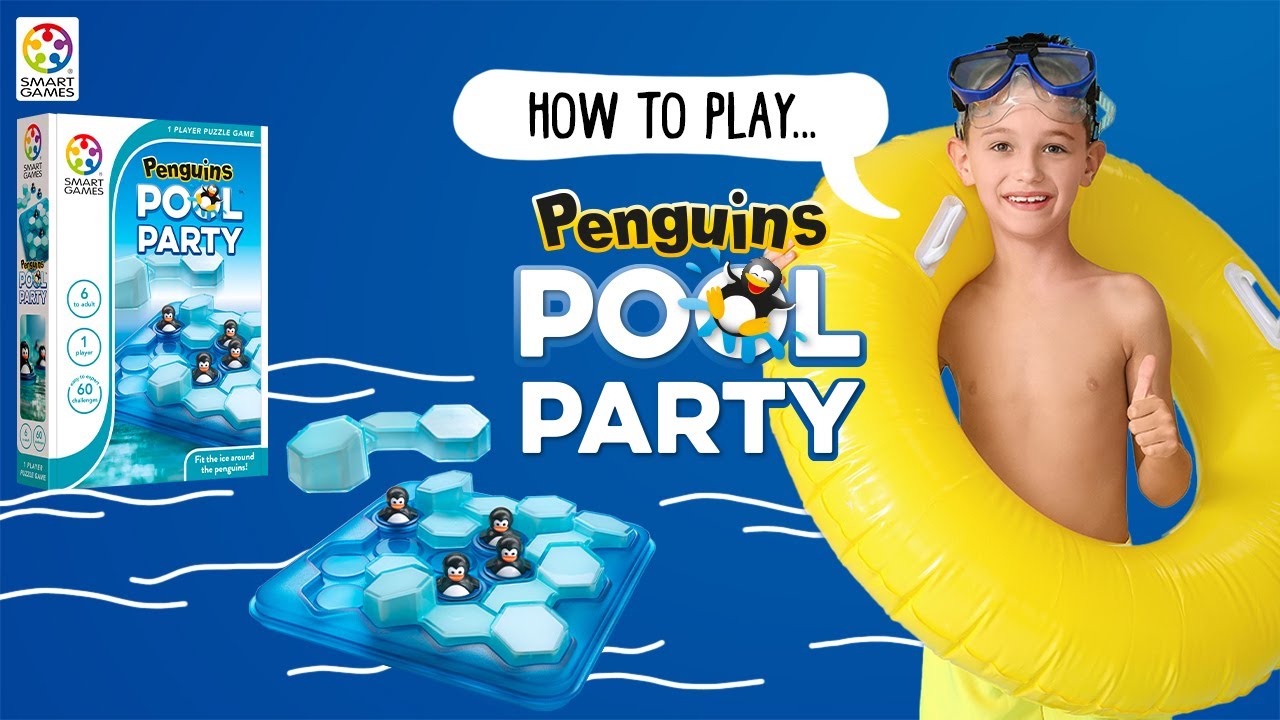  smart games - Penguins on Ice, Puzzle Game with 100 Challenges,  6+ Years : Toys & Games