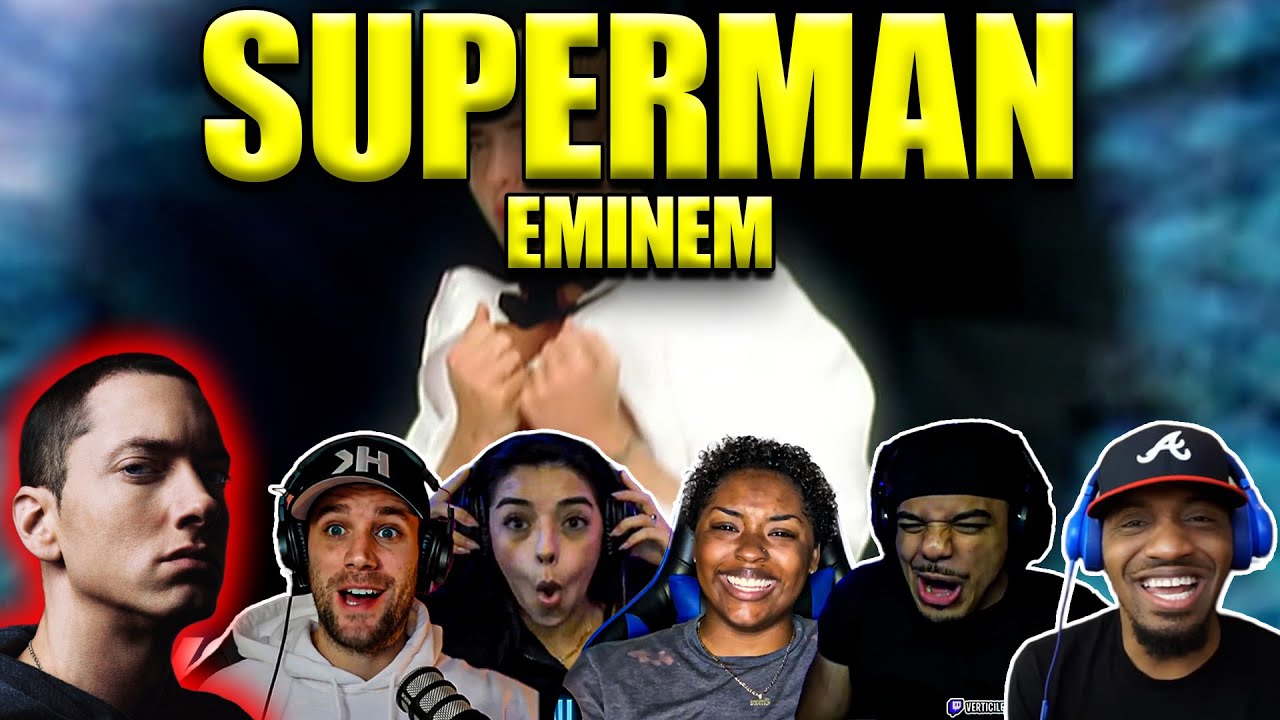 Эминем ВСЁ РАСКРЫЛ ВСЁ В «Супермене»! | Подборка реакций — люди в шоке!