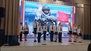 Учащиеся 5 А Класса Казачьей Направленности Защитники Отечества