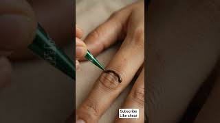 Intricate Finger Mehndi Design ✨ | Beautiful Henna Art Tutorial #shorts #mehndi #henna