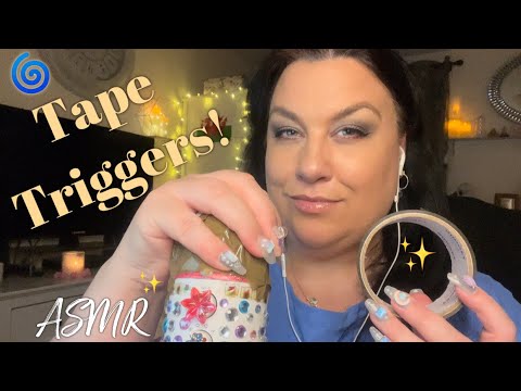 ASMR Sticky Tape Sounds!