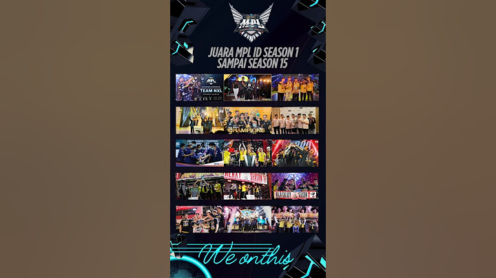 DAFTAR JUARA MPL ID SEASON 1 SAMPAI SEASON 15 I RRQ HOSHI I ONIC ESPORT