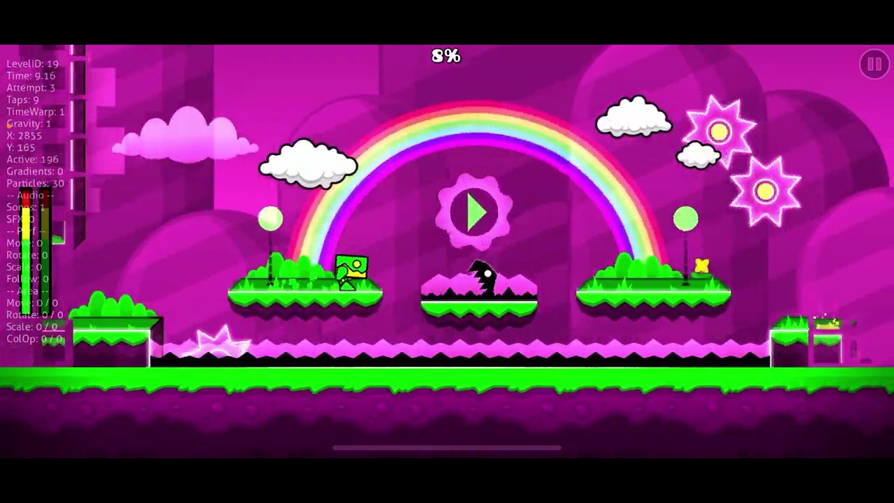 Geometry dash (sorry for bad audio)