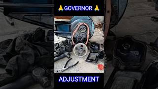 How To Governor Adjustment