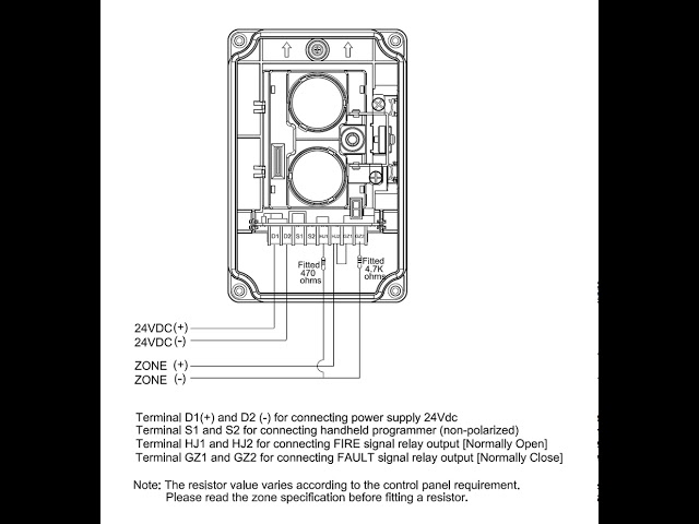 Wiring System Conventional Beam Detector Tx7130 Tanda Made In Uk You Conventional Beam Detector Tx7130 Tanda, Smoke Detector Wiring Diagram Uk
