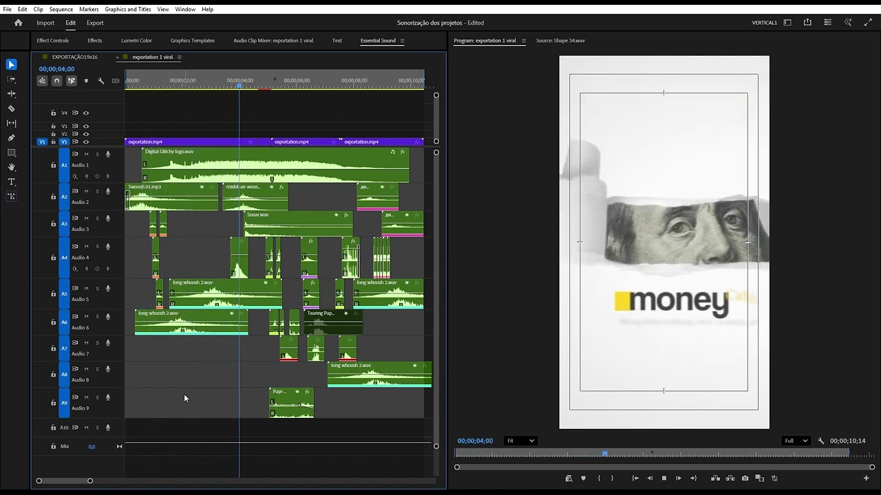 editing a viral reel