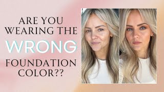 Are You Wearing the WRONG Foundation Color??!