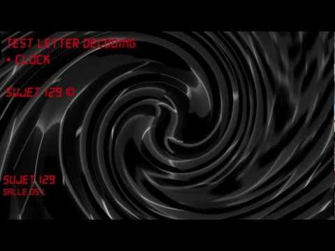 Test after effect Text Decoding + Clock