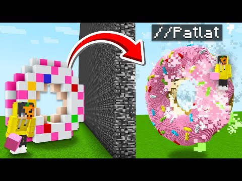 Minecraft Yapı Kapışmasında //Patlat Komudu İle Trolledim!💥