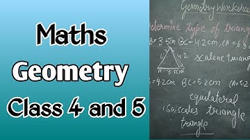 Geometry Worksheet for Class 4 and Class 5|| Maths for class 4 and Class 5 #homeworkcorner