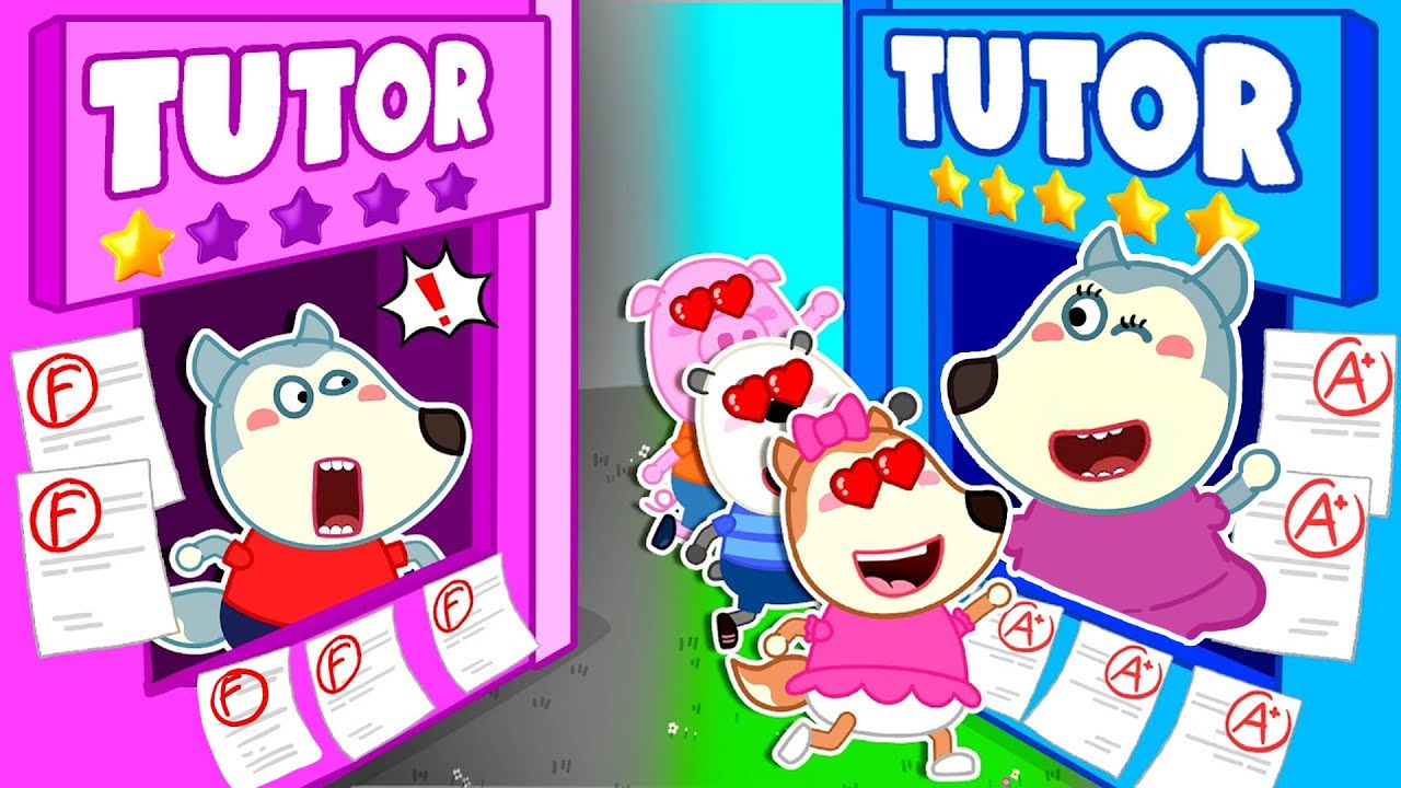 Este lado tiene más reputación🤔Tienda Punto A y Tienda Punto F | Wolfoo en Español