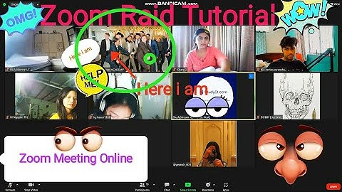 How to Raid on Zoom Online Classes || Like AS @HisKidXd  youtuber || Full Step Wise Tutorial #zoom