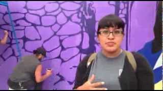 Find Your True Voice: A mural for the Sandra Cisneros Learning Academy