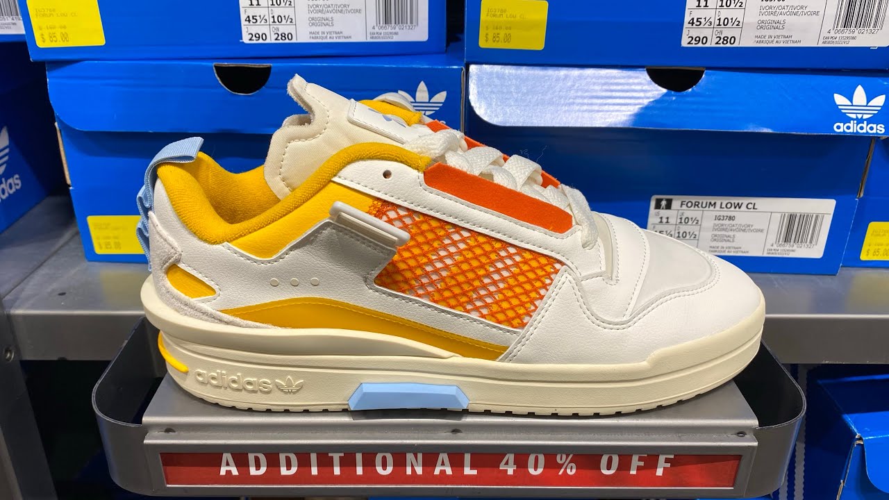 ろーず Adidas Forum Mod Low (Cloud White/Crew Yellow/Orange) - Style Code