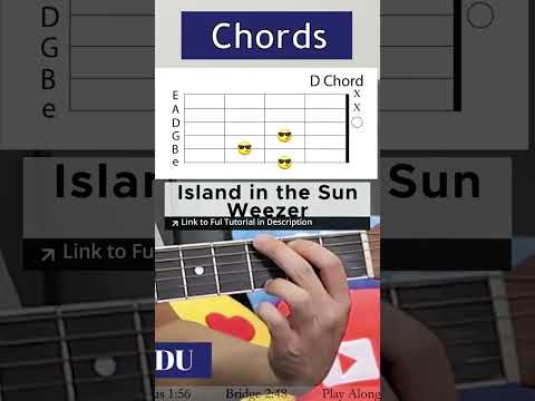 Island in the Sun – Weezer – Guitar Tutorial #guitartutorial #chords #guitarlesson