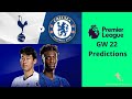 My Premier League Predictions Week 22 - YouTube
