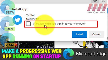 How to Make a Progressive Web App Running on Startup in Microsoft Edge Chromium