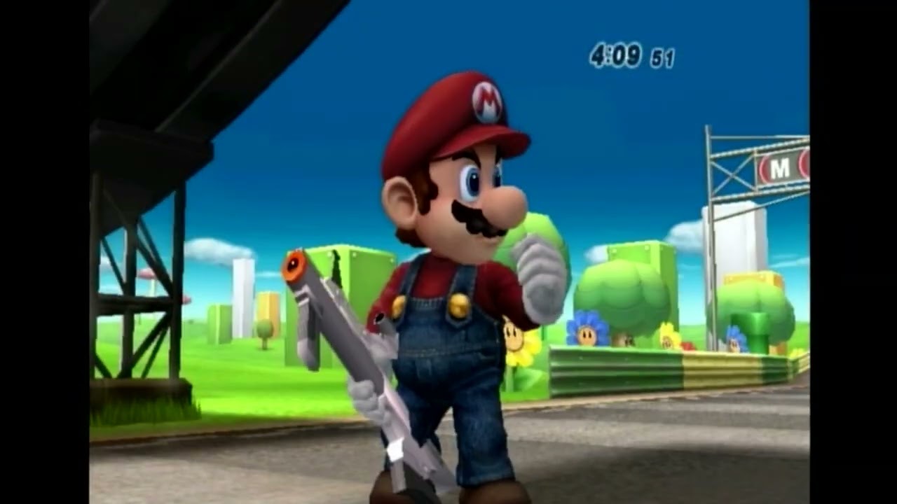 落下阻止されてる『スマブラＸ』