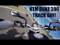 KTM Duke 390 At The Track!