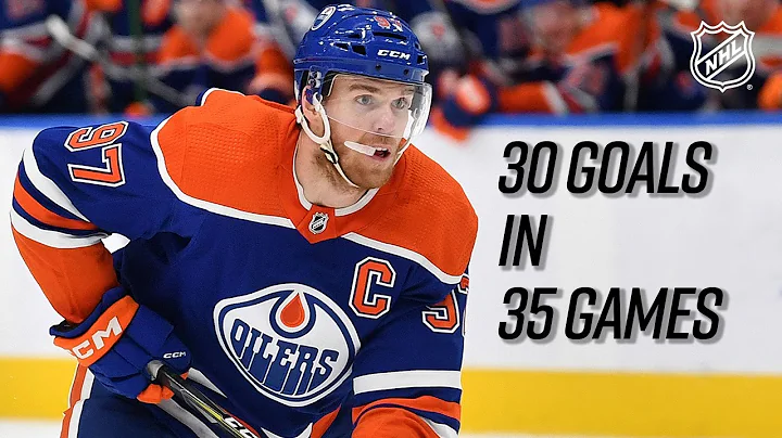 Connor McDavid: 30 Goals in 35 Games